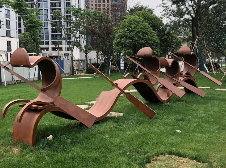 那曲锈钢板造型